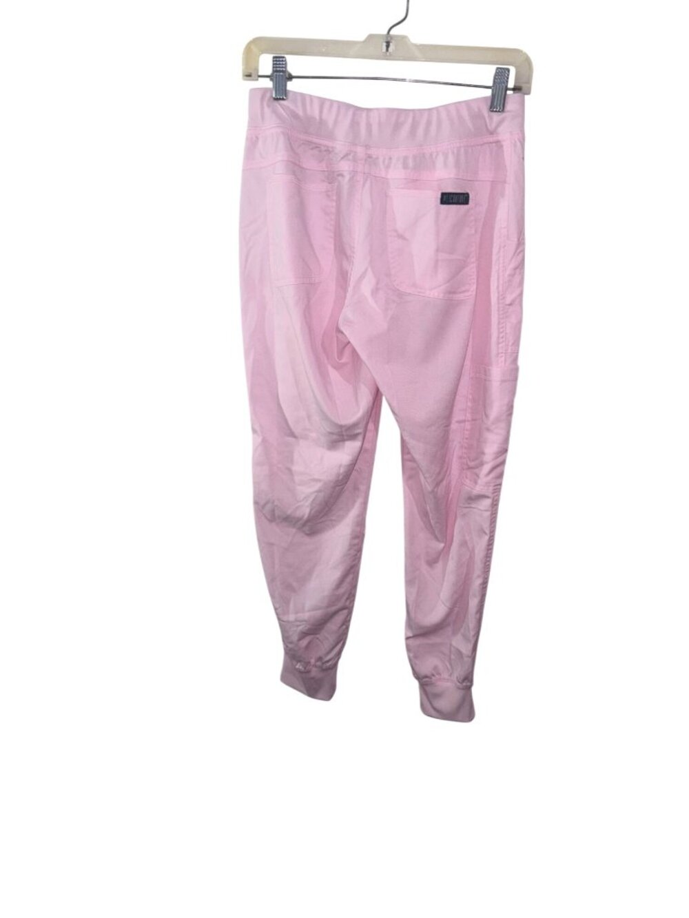 Med Couture Touch Womens Scrub Set Pink V-Neck Top S & Jogger Pants SP - Picture 6 of 12